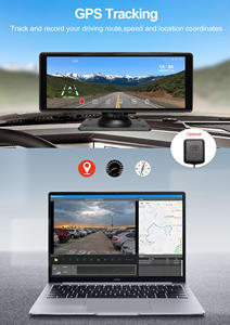 Écran miroir Android pour voiture 10,26 pouces, diffusion d'écran, autoradio, caméra de tableau de bord double 4K/2K avec étanchéité IP67 et caméra de recul - Product Image 3