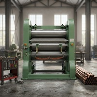 Machine à Calendrier en Caoutchouc de 550 mm à Commande PLC, Broyeur à Deux Rouleaux avec Refroidissement par Eau pour le Compostage du Caoutchouc