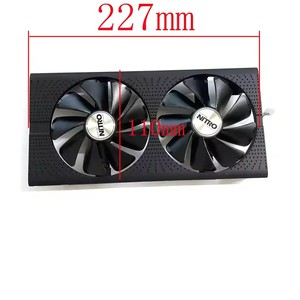 Ventilador y Carcasa para Tarjetas Gráficas Sapphire <span class=keywords><strong>Radeon</strong></span> <span class=keywords><strong>RX</strong></span> <span class=keywords><strong>470</strong></span> 480 580 570 Nitro Mining Version, Ventilador de 95MM CF1015H12D - Product Image 6