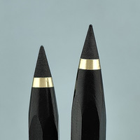 Nouveau crayon en bois de haute qualité, design hexagonal, sans aiguiseur, pointe remplaçable