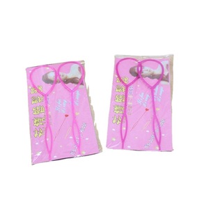Ensemble de mini-tire-cheveux double en résine plastique, outil de coiffure pour chignon à double crochet, noir, couleur aléatoire - Product Image 5