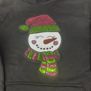 Komik işlemeli noel yamalar üzerinde popüler sopa özel Glitter şönil noel payetli yamalar - Product Image 2