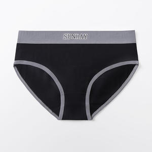 Culottes en coton pour femme, taille argentée, noires, 7 jours, lettres, <span class=keywords><strong>semaine</strong></span> - Product Image 6