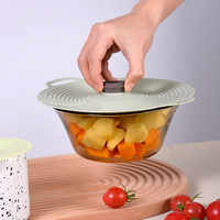 Couvre-aliments en silicone de qualité alimentaire pour bols, assiettes, boîtes et casseroles, couvercles hermétiques réutilisables, résistants à la chaleur, protection anti-éclaboussures pour micro-ondes