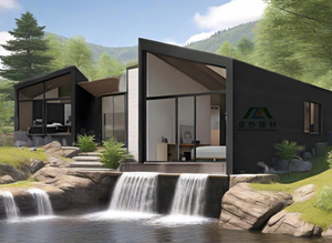 Casa Prefabricada de Estructura de Acero Industrial de Alta Calidad, Panel Sándwich Impermeable, Taller, Apartamento, Oficina, Tienda Modular - Product Image 3