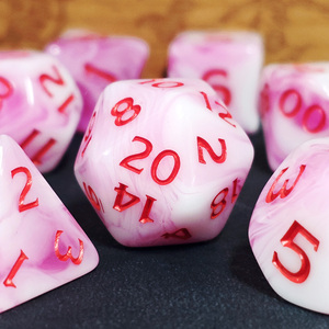 New Design Factory Custom High Quality Blend <strong>Color</strong> 7Pcs/<strong>set</strong> <strong>Dice</strong> <strong>Set</strong> of Arylic Material for Dungeons and Dragons Games - Product Image 2