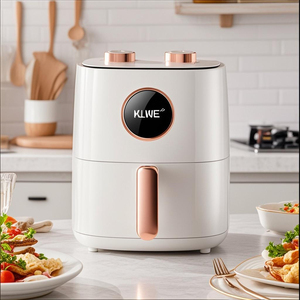 Friteuse à air numérique moderne 6L haute capacité Silver Crest multifonctionnelle avec écran tactile et LCD 220V pour RV Capacité 4.5L - Product Image 6