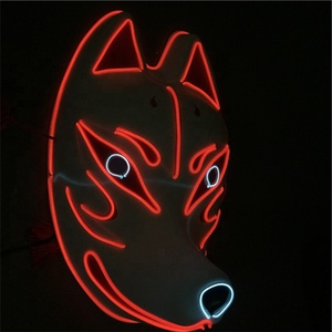 Halloween et Les Fêtes Costumées Fournitures MENÉ Rougeoyant Néon <span class=keywords><strong>El</strong></span> Masque D'animal - Product Image 1