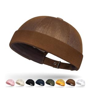 Gorro Ligero de Color Sólido para Hombre, Fedora Transpirable de Verano, Gorra de Béisbol Informal de Moda para Mujer, Estilo Hip-Hop para Exteriores - Product Image 1