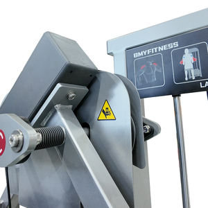 फिटनेस उपकरण स्टील खड़ी लेटरल वृद्धि मशीन हथियारों के लिए 80 किलोग्राम वजन स्टैक के साथ वाणिज्यिक उपयोग बहु-उड़ान प्रणाली - Product Image 2