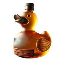 Carafe et bouteilles à whisky en verre transparent en forme de canard personnalisables de 1000 ml, style design moderne pour cadeaux d'affaires