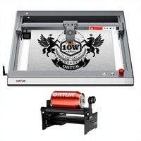 Pour Laser Master 3 Nouveau graveur laser YRR2.0 Cylindre rotatif à rouleaux Gravure 10000mW Bois Métal Verre DXF Classe 4