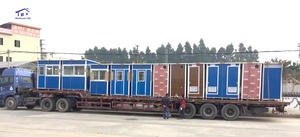 Outdoor Portable Toilet Movable Restroom Prefab Bathroom WC <b>Camping</b> Toilet Durable Public Toilet for Sale - Product Image 6