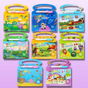 Libro de <span class=keywords><strong>Colorear</strong></span> Portátil <span class=keywords><strong>para</strong></span> Niños con <span class=keywords><strong>Dibujos</strong></span> Reutilizables, Libro de Pintura al Agua <span class=keywords><strong>para</strong></span> Bebés, Papel de 19x26cm - Product Image 3