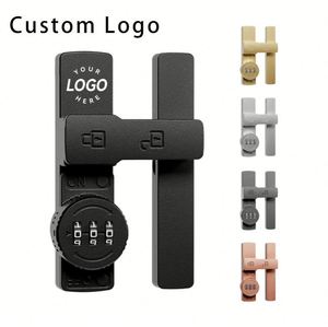 Cerraduras para Puertas Corredizas de Granero Hechas a Mano en Aleación de Zinc con Deslizamiento de 90 y 180 Grados, Logotipo Personalizado, Ideales para Promociones - Product Image 2