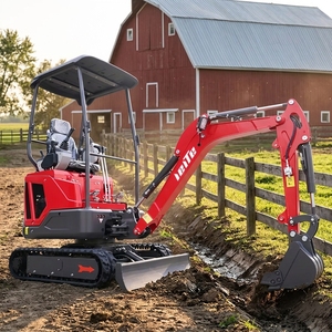 Miniexcavadora de 1.6 Toneladas con Giro y Orugas Expandibles para Jardinería en Espacios Reducidos y Excavación de Cimentaciones - Product Image 3