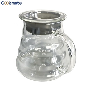 Ấm đun nước 850 ml V02 Kính lọc nhỏ giọt Máy xay cà phê Hướng dẫn sử dụng máy pha cà phê công cụ thiết lập với bộ đếm thời gian - Product Image 5