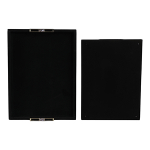 Vassoio Decorativo in Camoscio Nero con Manici Dorati per Tavolino da Caffè, Camera da Letto, Bagno, Portaoggetti per Gioielli - Product Image 6
