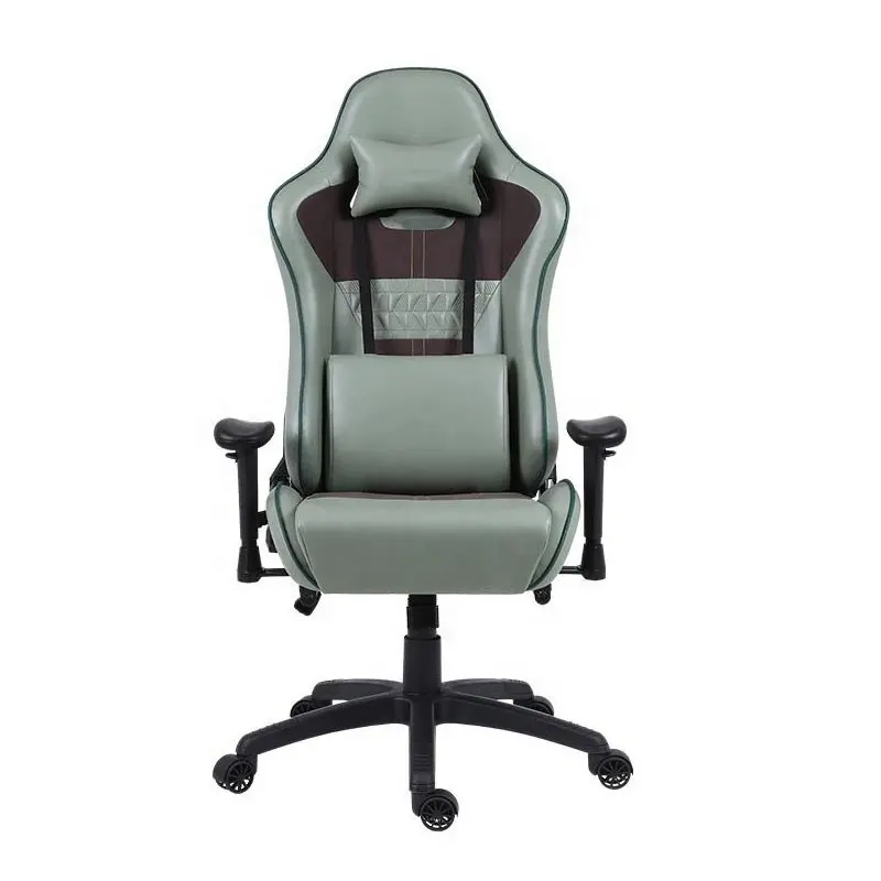 Sedia girevole grande sedile Sillas Gaming gaming Gaming Chair nuovo Design Senior in pelle blu diamante design gaming sedia con poggiapiedi