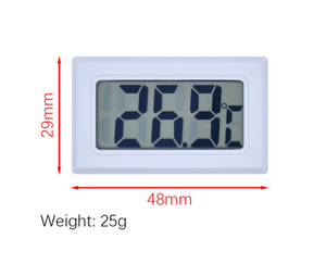Thermomètre hygromètre numérique - Moniteur de température et d'humidité intérieure et extérieure avec écran LCD pour la maison, le bureau et la serre - Product Image 6