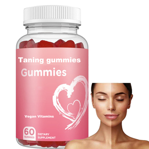 Private Label Vegan <b>Tanning</b> <b>Gummies</b> for Adults Sun/UV Activated with Vitamin C Zinc for Healthy Skin for Women/Men - Product Image 3