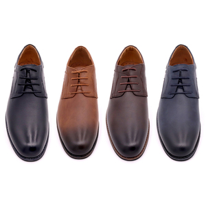 CACATUA 3756 Chaussures Derby pour Hommes en Cuir PU Gaufré et Bruni, Vente en Gros Usine à Prix Abordable - Product Image 6