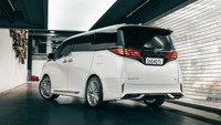 Kit de carrosserie pour Alphard 40 série modelista petit kit comprenant des tuyaux simples de diffuseur arrière de lèvre avant avec des jupes latérales