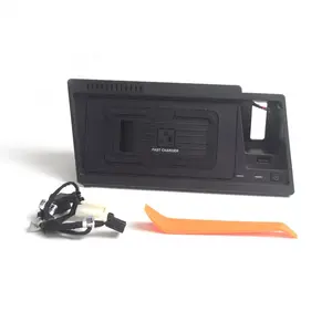 Cargador inalámbrico Qi para coche, accesorios para Volkswagen VW Atlas/Teramont, placa de carga rápida para teléfono móvil de 15W, piezas de automóvil 2020-2023 - Product Image 1