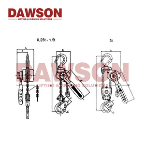 Dawson dsvm <span class=keywords><strong>0.25t</strong></span>-3t <span class=keywords><strong>Mini</strong></span> <span class=keywords><strong>LEVER</strong></span> <span class=keywords><strong>Block</strong></span>, nhỏ <span class=keywords><strong>LEVER</strong></span> hoist - Product Image 3