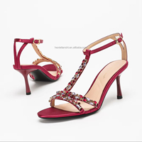 Chaussures de Mariage OEM Personnalisées en Satin Blanc à Bout Pointu, Talons Aiguilles Ornés de Fleurs, Escarpins Slingback pour Mariée et Fête, Vente en Gros