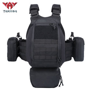 Yakeda 1000D Chaleco tattico pesato con piastra Tatico portante Molle giubbotti tattici per attrezzature tattiche di difesa personale - Product Image 2