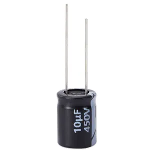 Capacitor eletrolítico de alumínio industrial nippon 400V 5.6UF 8*12mM personalizado de baixa tensão