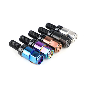 Cross Border Car Tire <b>Bolts</b> M12 M14 Stainless Steel Universal Colored Wheel <b>Caps</b> For Retrofit Upgrade - Product Image 1