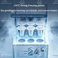 Machine à glaçons commerciale en acier inoxydable 6/8 barils, machine à glace pilée pour desserts, fabrication chinoise