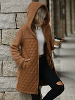 Vestes pour femmes manteaux hiver Long manteau de fourrure femmes Sherpa manteaux chauds grande taille fermeture éclair mode vêtements fille dames Shackets