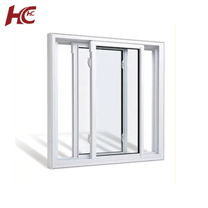 Design moderno sicuro in PVC finestre scorrevoli casa ha migliorato la sicurezza UPVC balcone scorrevole finestra - Product Image 1