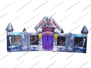 Laberinto inflable de terror para adultos, nuevo diseño de PVC, con obstáculos de alquiler, para Halloween y deportes al aire libre - Product Image 2