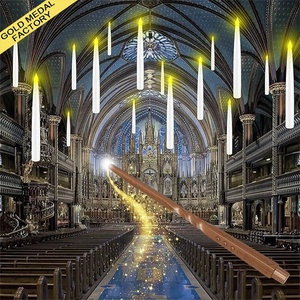 <span class=keywords><strong>Bougie</strong></span> à LED suspendue magique flottante sans flamme à piles avec baguette à distance Halloween Décoration de fête de mariage de Noël - Product Image 1