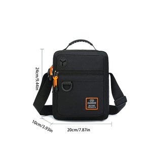 Men's Shoulder Bag Oxford Cloth Water Resistant Large Capacity Crossbody Bag For Everyday Use - Product Image 2
