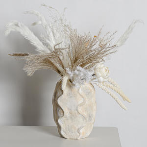 Personalized <b>Coconut</b> Wax Art Wave Handmade Non-Toxic Nordic Style Home Warming Vase Living Room Bedroom Tabletop Ornament - Product Image 4