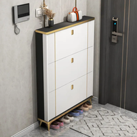 Meuble à chaussures pour l'entrée de la maison, porte extérieure, véranda, grande capacité de rangement, simple, moderne, étagère à chaussures murale