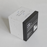 Boîtes cadeaux rigides en carton biodégradable avec logo personnalisé, emballage rectangulaire gaufré, couvercle séparé pour savon artisanal au lapis-lazuli