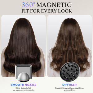 Sèche-cheveux professionnel haute vitesse à ions négatifs pour des cheveux sans frisottis - Product Image 3