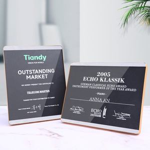 Aluminum Leather <b>Plaque</b> Certificate Custom Laser <b>Engraved</b> Digital Printing Durable Business Awards Commemorative Gift - Product Image 4