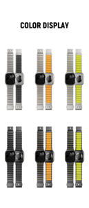 46mm Deux Tons Moissanite Bande En Acier Inoxydable Polonais <span class=keywords><strong>Bracelet</strong></span> Plein Diamant <span class=keywords><strong>Bracelet</strong></span> de Montre pour Apple Série 10 Hommes - Product Image 6