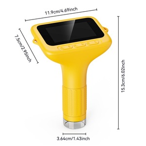 Nouveau style 385 – Microscope portable pour enfants avec grand écran de 3 pouces (50-1000X) – Loupe d'apprentissage pour la maison et le tutorat - Product Image 4