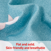 Parure de draps en coton 100 % personnalisée en gros – Draps-housses et draps plats super doux pour lits Queen et King Size
