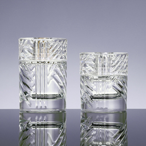 Tinh thể thủy tinh dập nổi mô hình hoa <span class=keywords><strong>Atomizer</strong></span> 50ml 100ml rỗng cao cấp chai nước hoa thủy tinh - Product Image 5