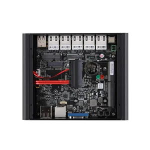 Qotom Q10821G5 J6412 Elkhart Lake Processador 3 Display Video Port 5 I226-V 2.5 Gigabit LAN Network Firewall Server Mini PC