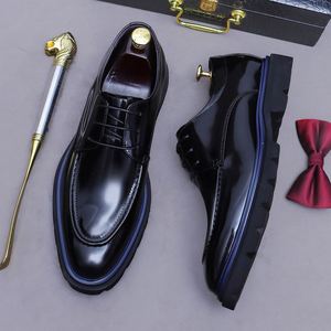 Bottes à talon carré en cuir véritable et daim faites à la main pour hommes, chaussures décontractées et habillées souples pour l'automne - Product Image 3